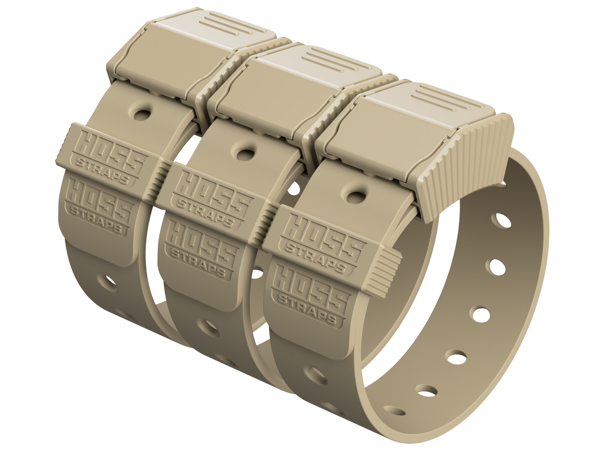 HOSS 12-Inch Gear Straps — 3-Pack or 6-Pack