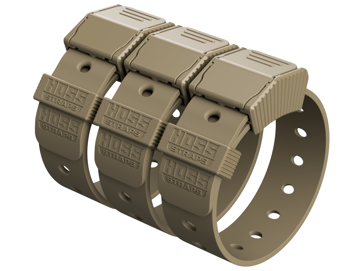 HOSS 12-Inch Gear Straps — 3-Pack or 6-Pack