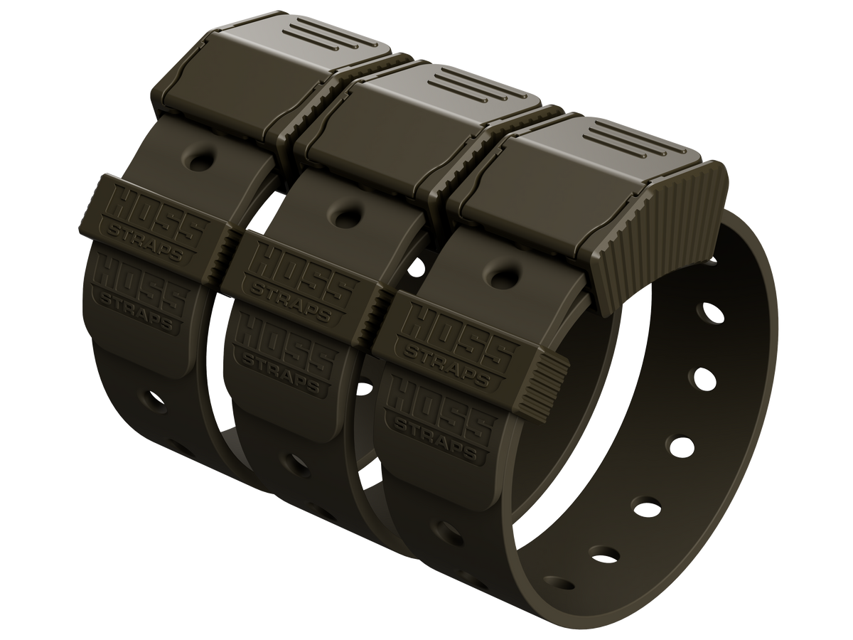 HOSS 12-Inch Gear Straps — 3-Pack or 6-Pack