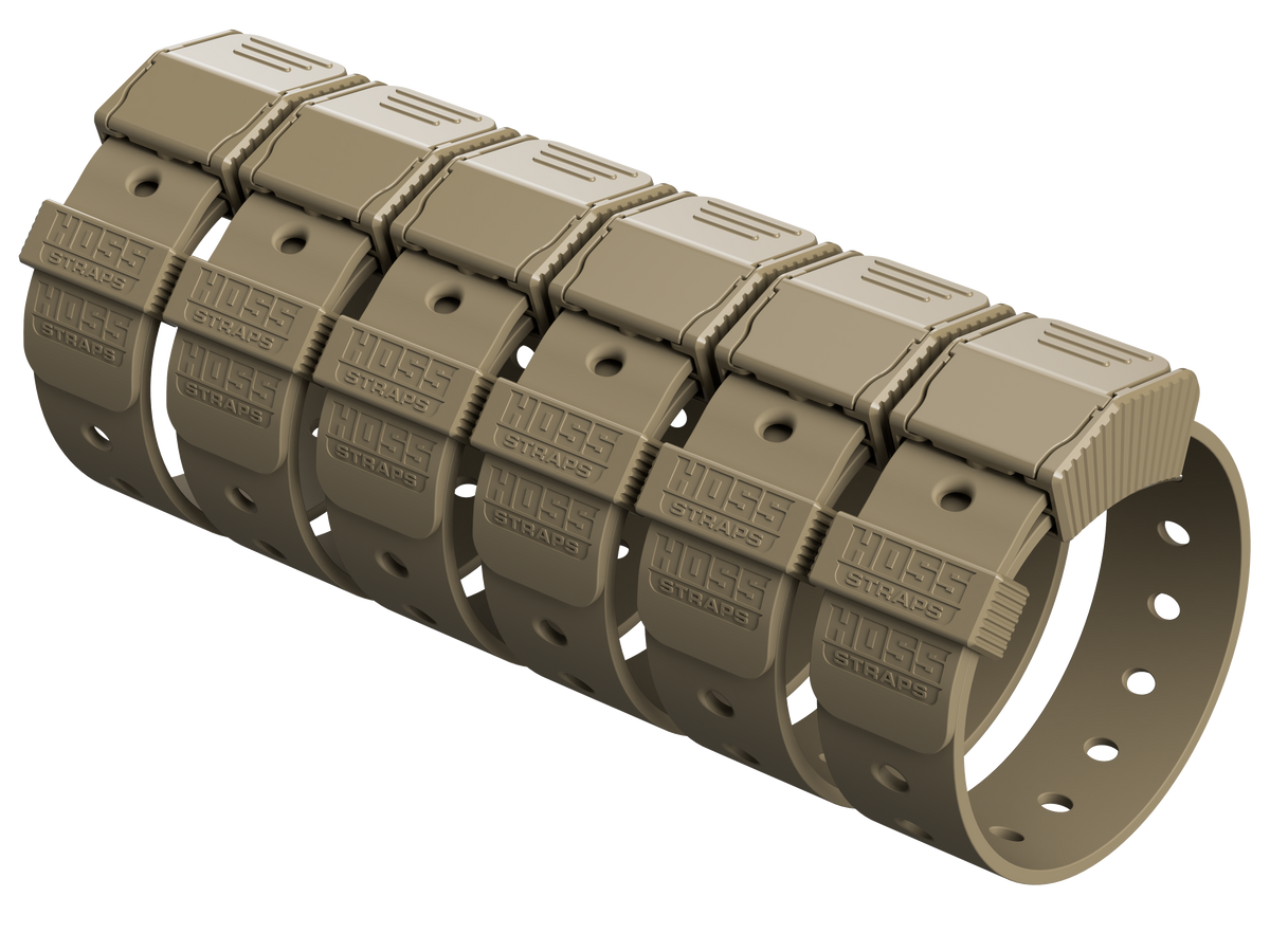 HOSS 12-Inch Gear Straps — 3-Pack or 6-Pack