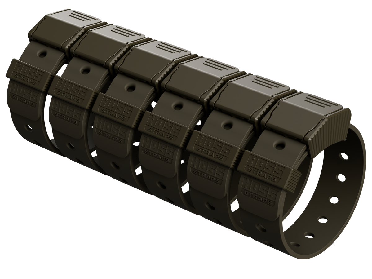 HOSS 12-Inch Gear Straps — 3-Pack or 6-Pack