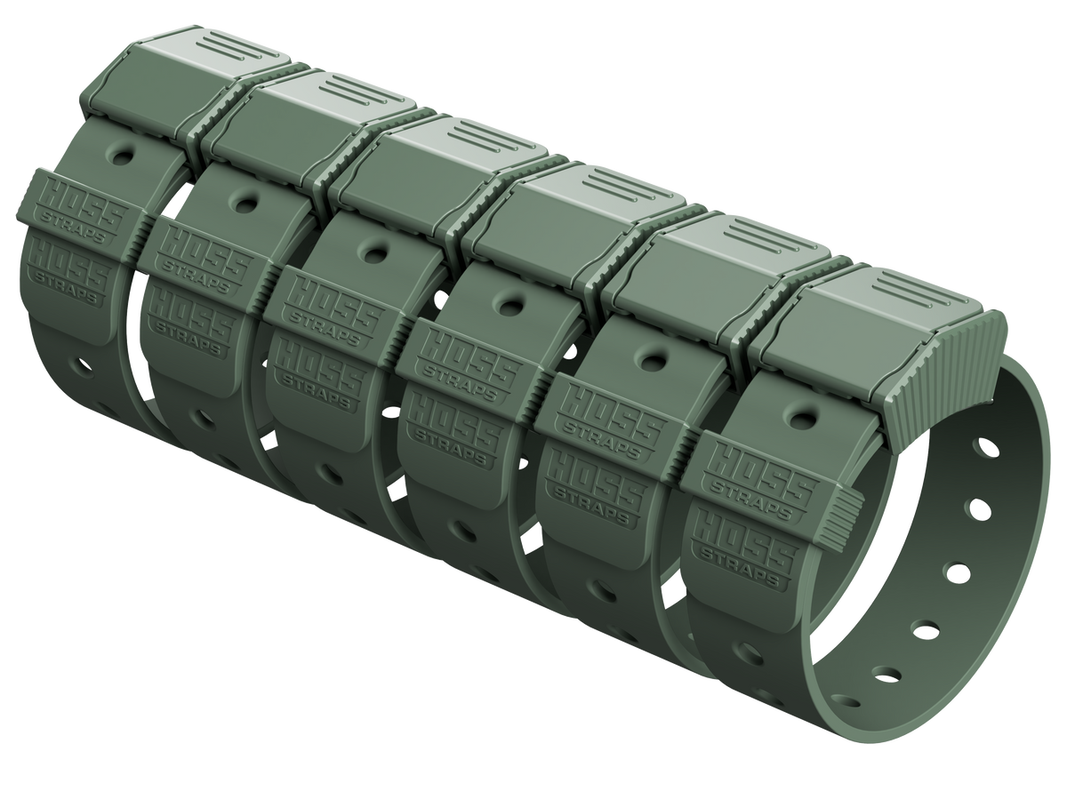 HOSS 12-Inch Gear Straps — 3-Pack or 6-Pack