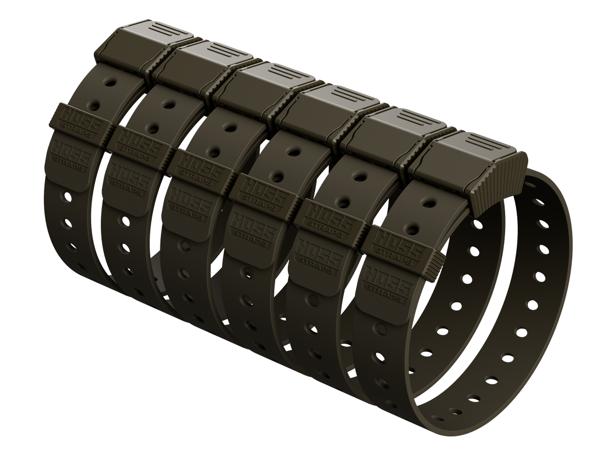 HOSS 24-Inch Gear Straps — 2-Pack or 6-Pack