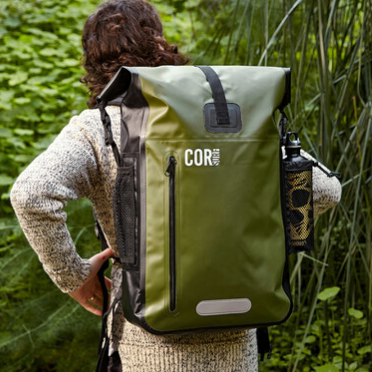 COR Surf 40L Waterproof Dry Bag Backpack with Laptop Sleeve
